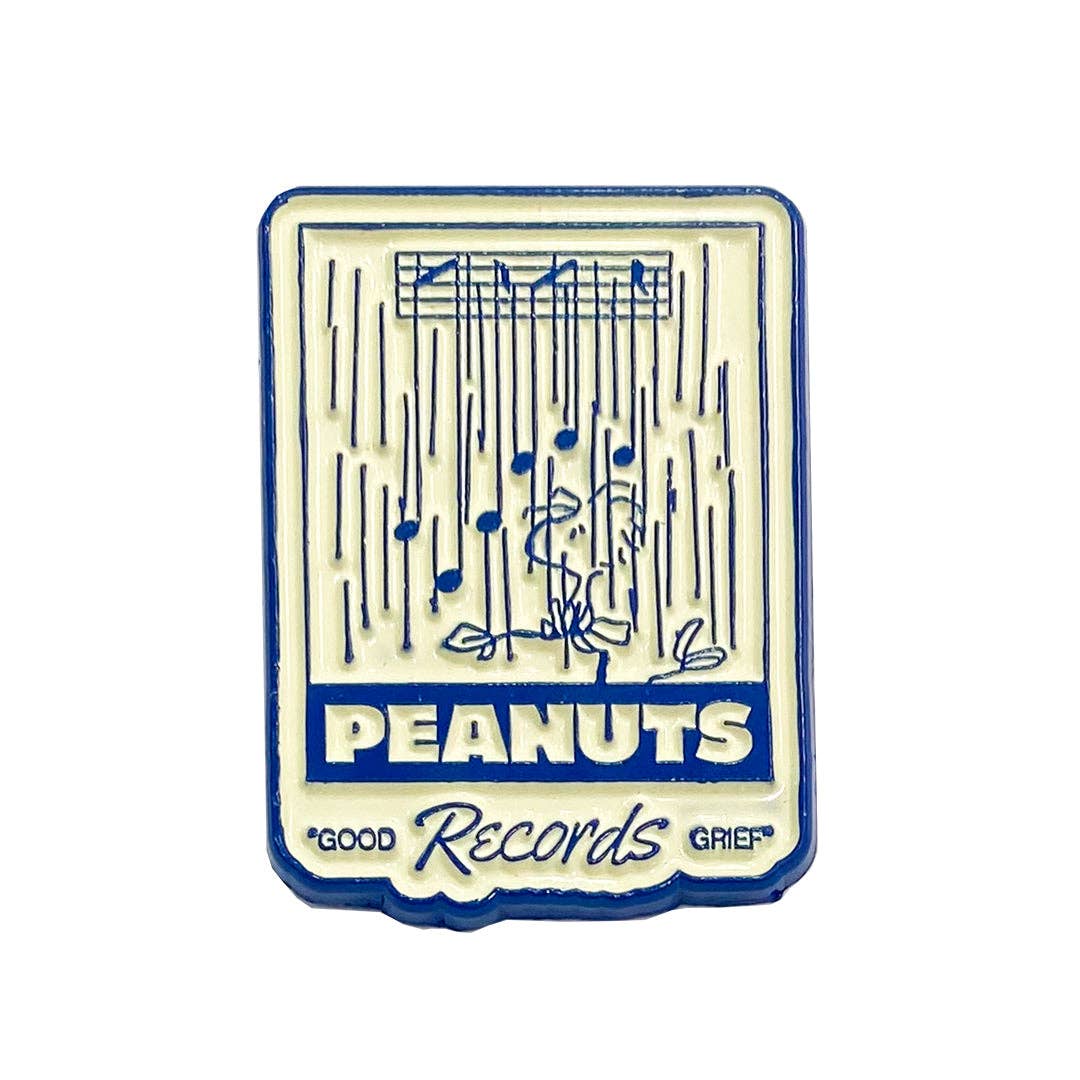 Peanuts - Woodstock Rain Records Pin