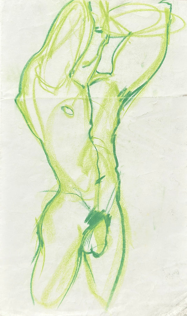 JASON DUFFY, FIGURE IN GREEN, Early 2000's