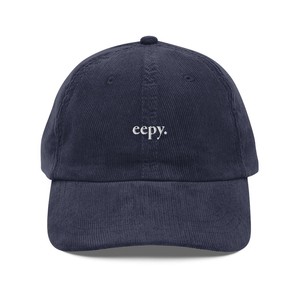Eepy. Embroidered Corduroy Hat