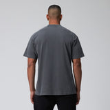 Talentless Mock Neck Tee Steel Grey