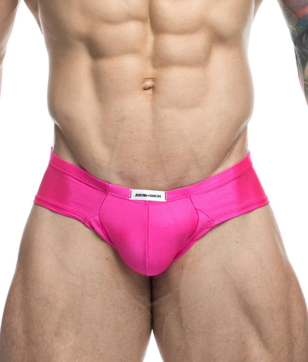 Justin + Simon Cheek - Pink