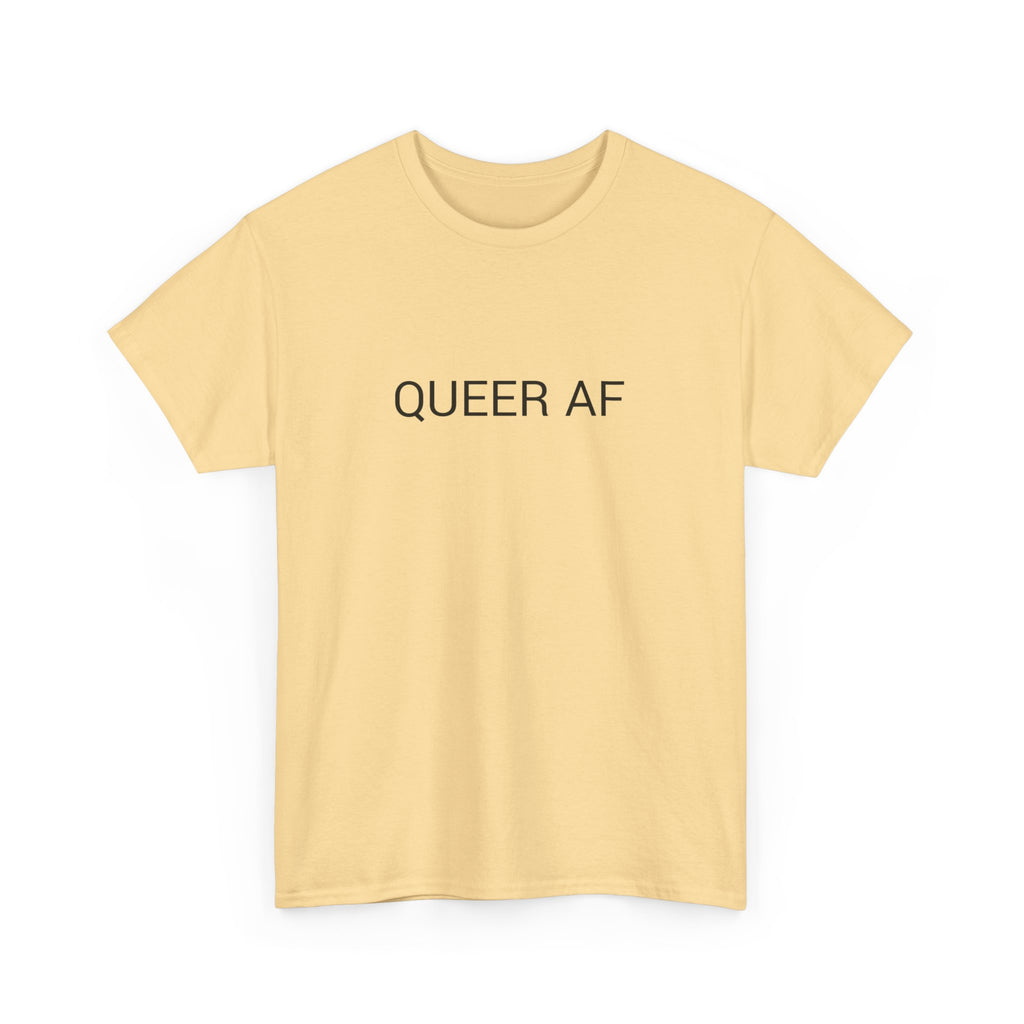 QUEER AF TEE BY CULTUREEDIT AVAILABLE IN 13 COLORS