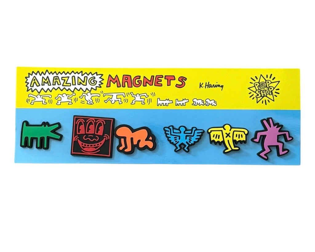 Keith Haring Pop Shop Amazing Rubber Magnets, Set of 6