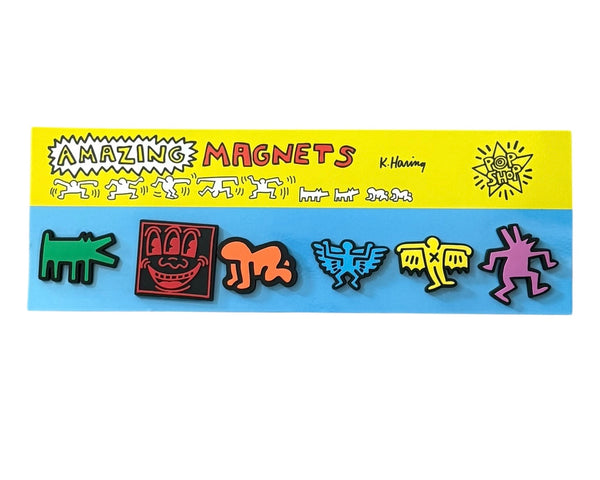 Keith Haring Pop Shop Amazing Rubber Magnets, Set of 6