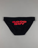 Good Boy Swim Brief by YES HOMO - Black / Red