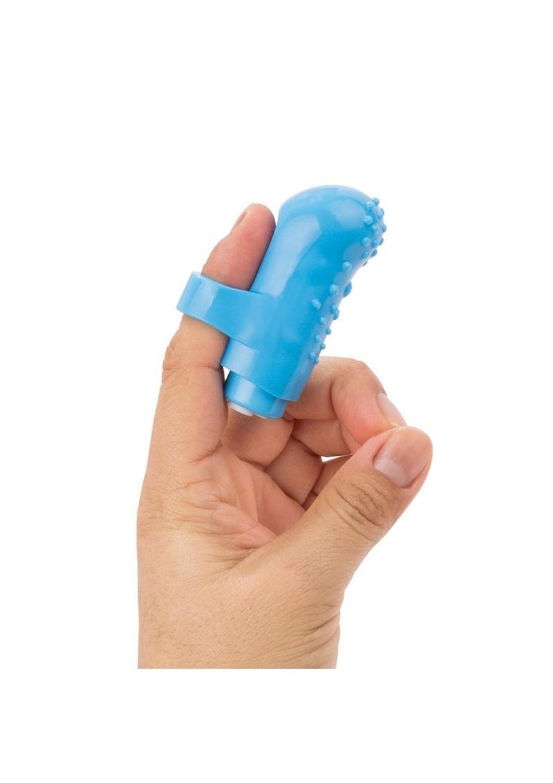 Charged Fing O Rechargeable Finger Vibrator - Blue