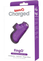 Charged Fing O Rechargeable Finger Vibrator - Purple