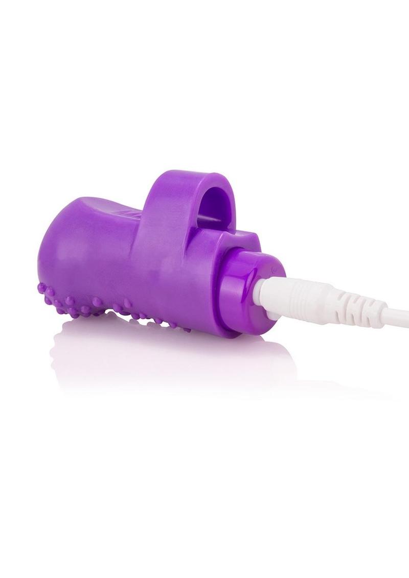 Charged Fing O Rechargeable Finger Vibrator - Purple