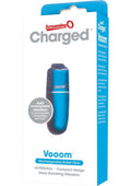 Charged Vooom Rechargeable Bullet Vibrator - Blue