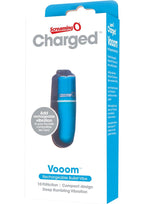Charged Vooom Rechargeable Bullet Vibrator - Blue