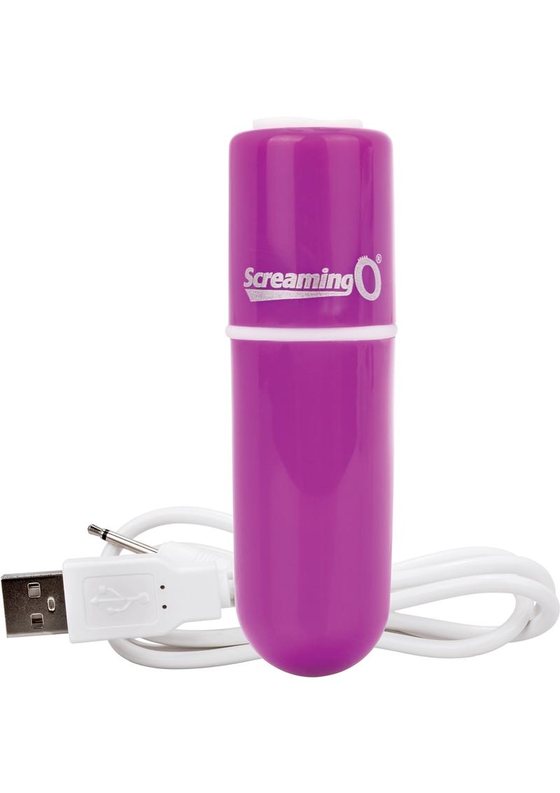Charged Vooom Rechargeable Bullet Vibrator - Purple