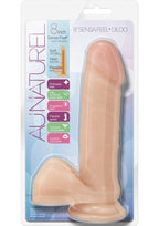 Au Naturel Sensa Feel Dildo with Suction Cup 8in - Vanilla