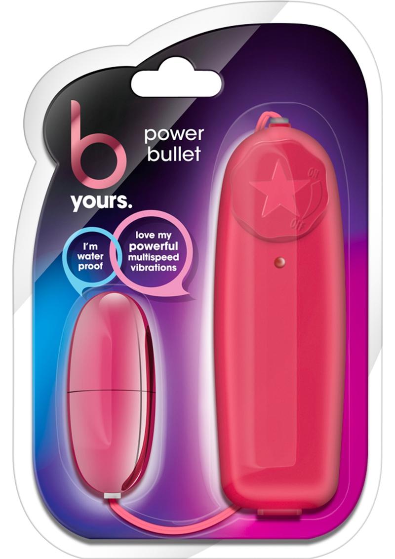 B Yours Power Bullet with Wired Remote Control - Cerise
