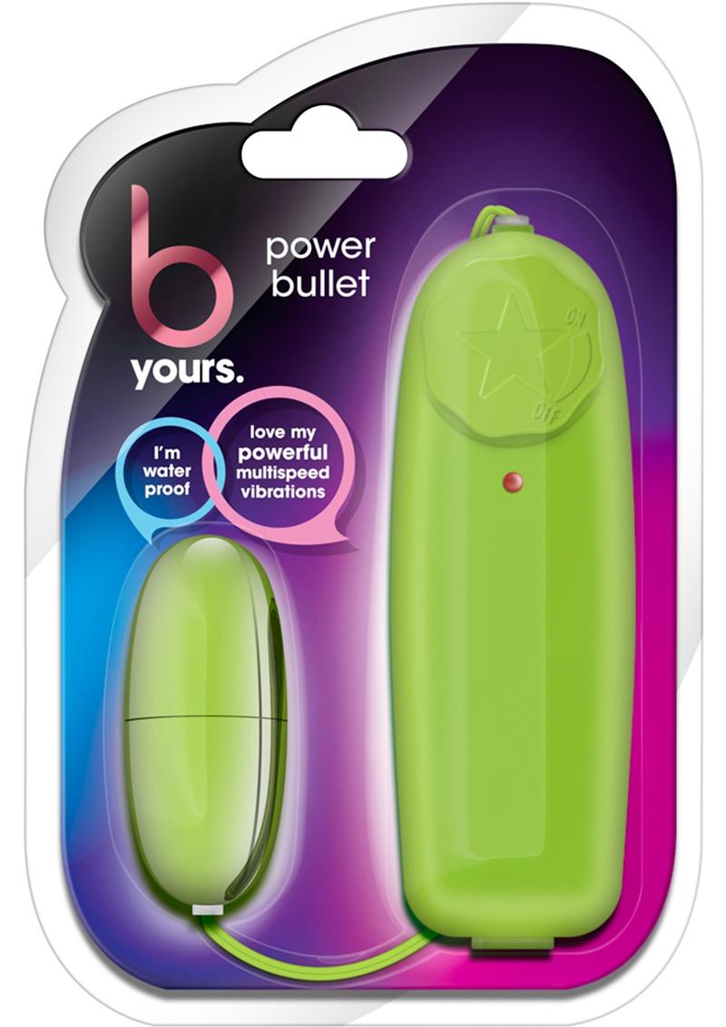 B Yours Power Bullet with Wired Remote Control - Lime