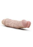 Dr. Skin Silver Collection Cock Vibe 6 Vibrating Dildo 8.75in - Vanilla