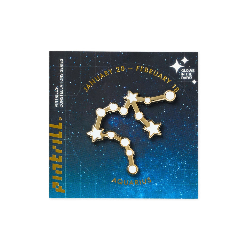 Constellations Aquarius Pin