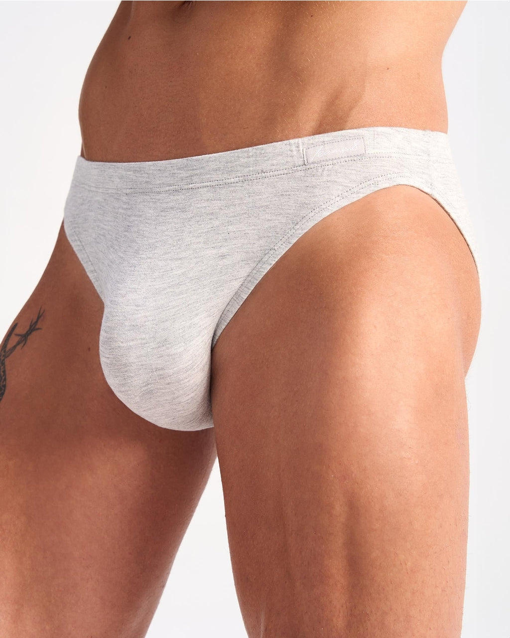Teamm8 Body Bamboo Bikini Brief - Grey Marle