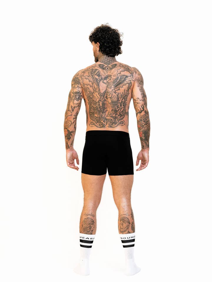 Mounderwear The Standard Boxer Briefs - Black
