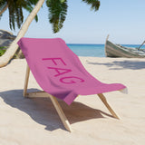 FAG Beach Towel by CULTUREEDIT