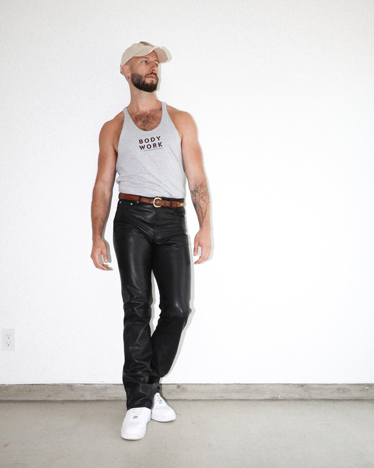 THE LEATHER FIVE POCKET JEAN by GYMNASIUM