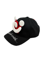 Smiley Cap in Black by Walter van Beirendonck
