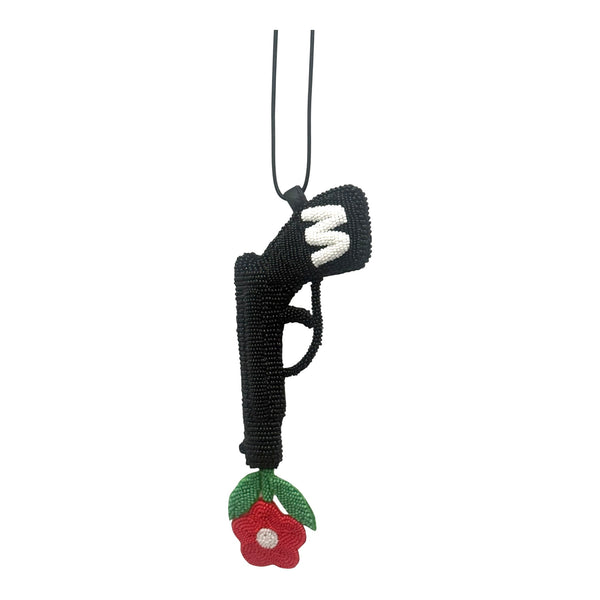 Walter Van Beirendonck peace Gun Necklace -Black