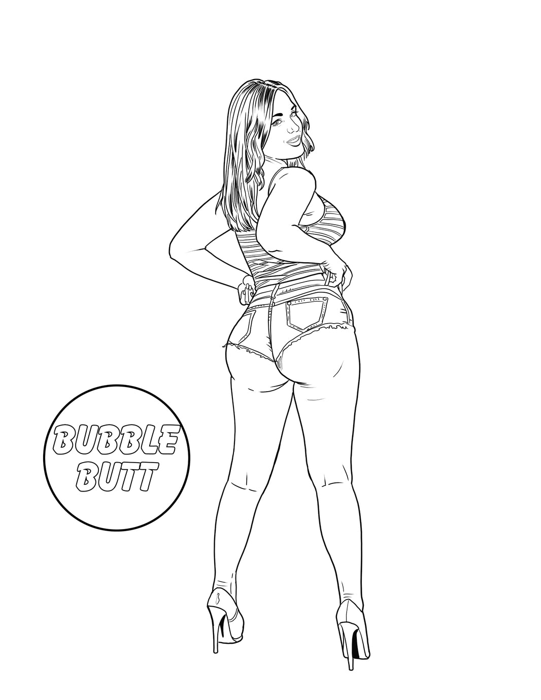 Sexy Butts Coloring Book