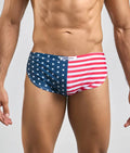 Justin + Simon Running Short - USA Flag