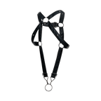 Dngeon Cross C-Ring Harness - Black