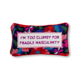 Clumsy Needlepoint Pillow