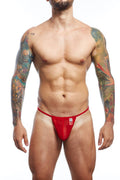 MOB G String - Red Mesh
