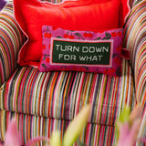 Turn Down Needlepoint Pillow