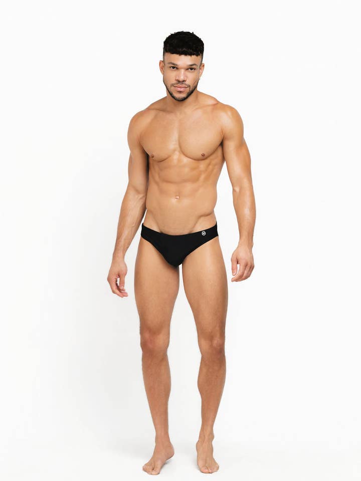 Mounderwear Core Swim Brief - Black