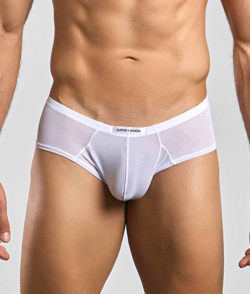 Justin + Simon Cheek - White Mesh