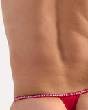 TEAMM8 Glide Micro Thong - Vermillion