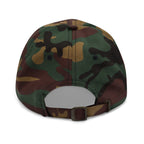Faggot Against Fascism Dad Hat by YES HOMO in Green Camo