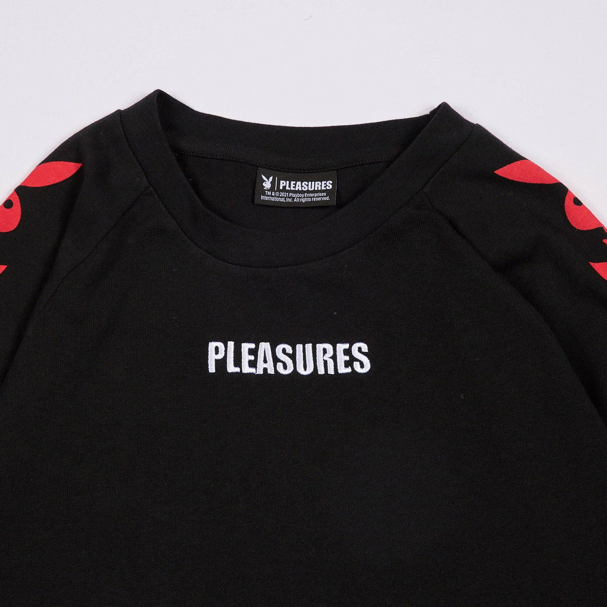 Playboy X Pleasures Rabbit Head Raglan Long Sleeve T-Shirt