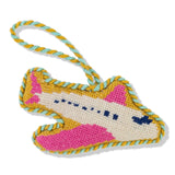 Airplane Needlepoint Ornament