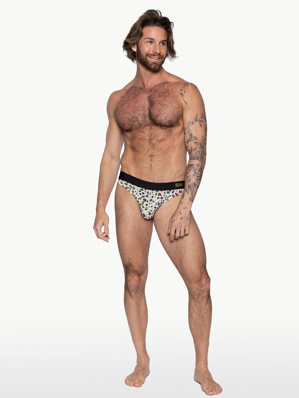 BIKE Active Thong - Animal Print