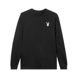 PLAYBOY Repeating Masthead Long Sleeve T-Shirt