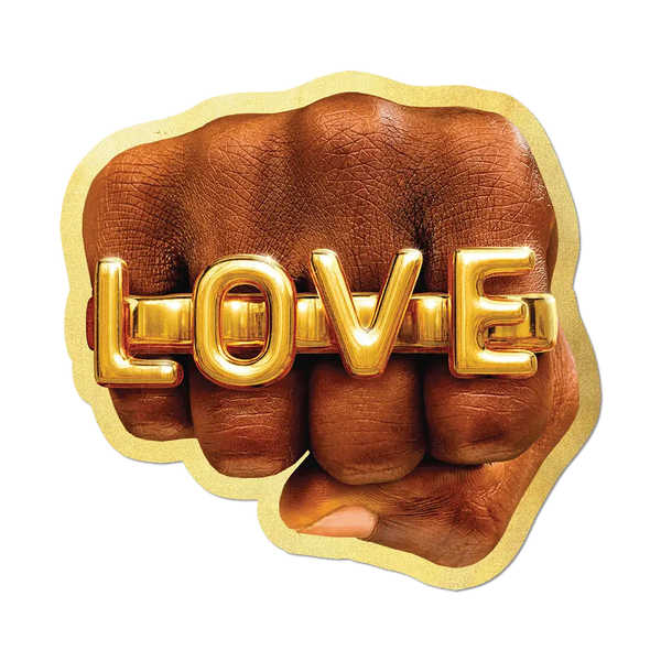 Love Fist by Toiletpaper die-cut sticker