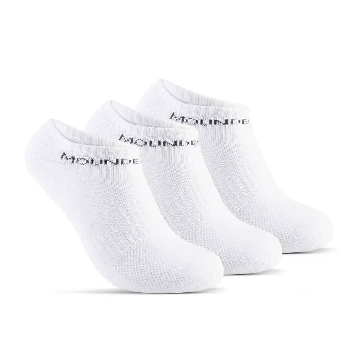 Mounderwear Everyday Low Cut Athletic Ankle Sock -White