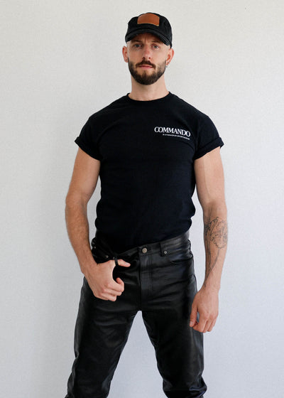 GYMNASIUM THE COMMANDO T-SHIRT IN BLACK