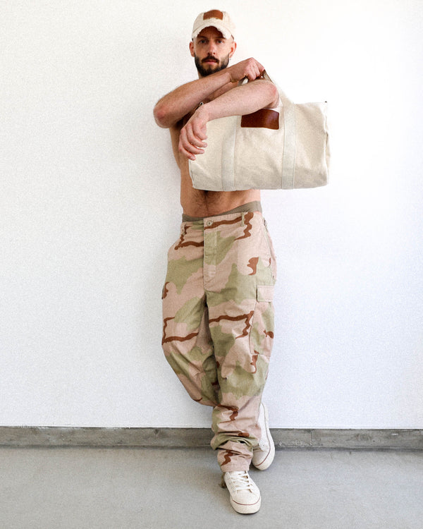 GYMNASIUM VINTAGE MILITARY CARGO PANT DESERT CAMOUFLAGE