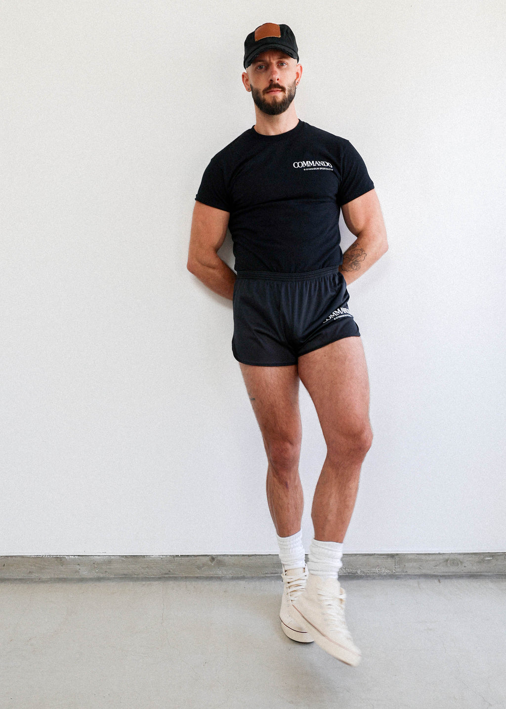 GYMNASIUM THE COMMANDO SHORT IN BLACK