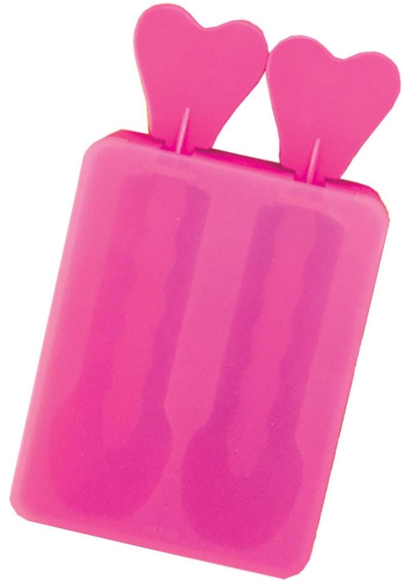 Pecker Popsicle Ice Tray 2 Molds - Pink