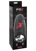 PDX Elite Moto-Bator Masturbator - Mouth - Clear/Black