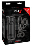 PDX Elite Ass-gasm Explosion Kit Masturbator - Black