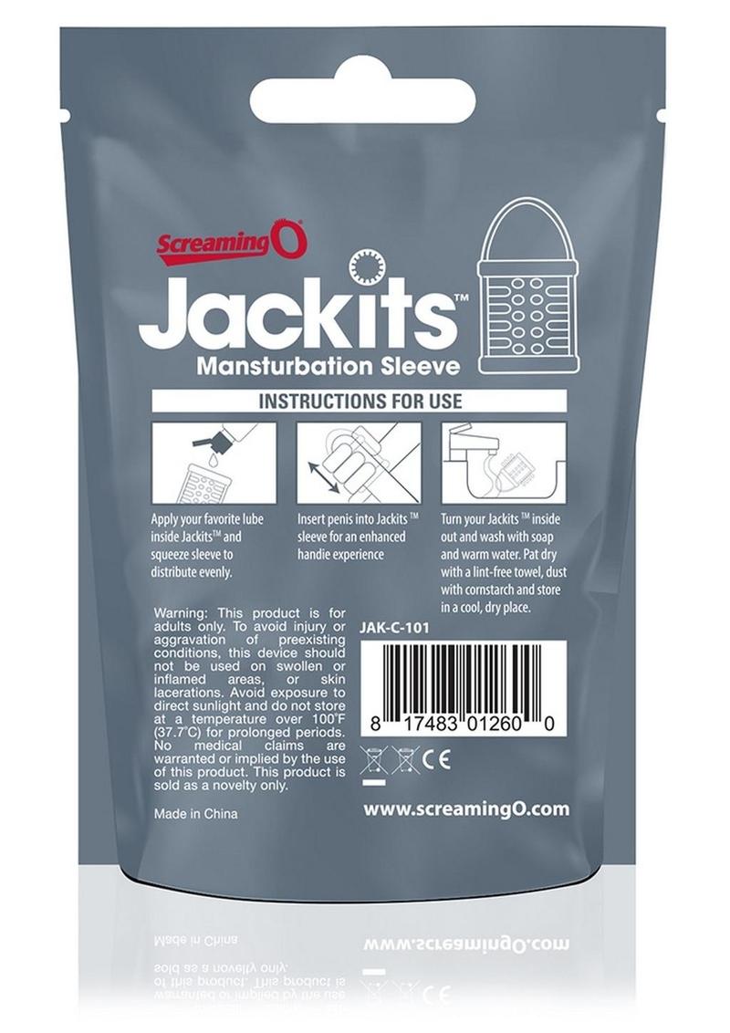 Jackits Masturbation Sleeve - Clear