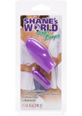 Shane's World Finger Banger Silicone Vibrator Finger Vibrator - Purple